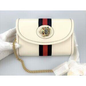NIB Authentic Gucci Women Rajah mini bag In White